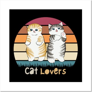 Cat lovers Posters and Art